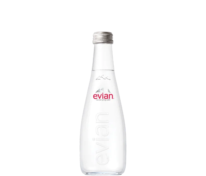 Evian 330ml Still Glass
