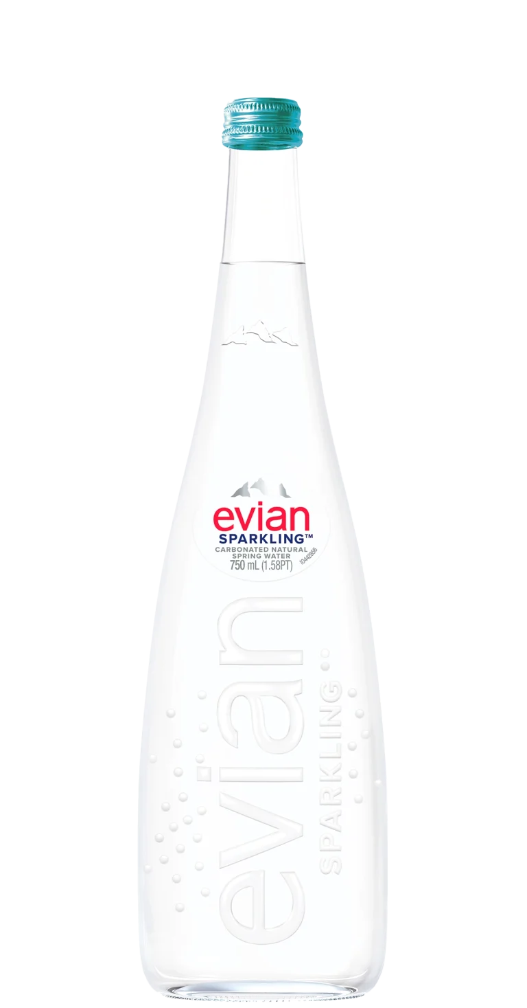 Evian 750ml Sparkling Natural Spring Water