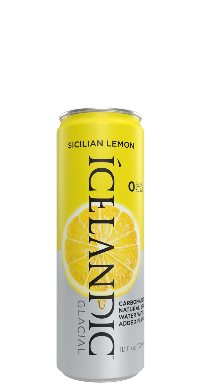 Icelandic Glacial 330ml Lemon Sparkling Natural Spring Water