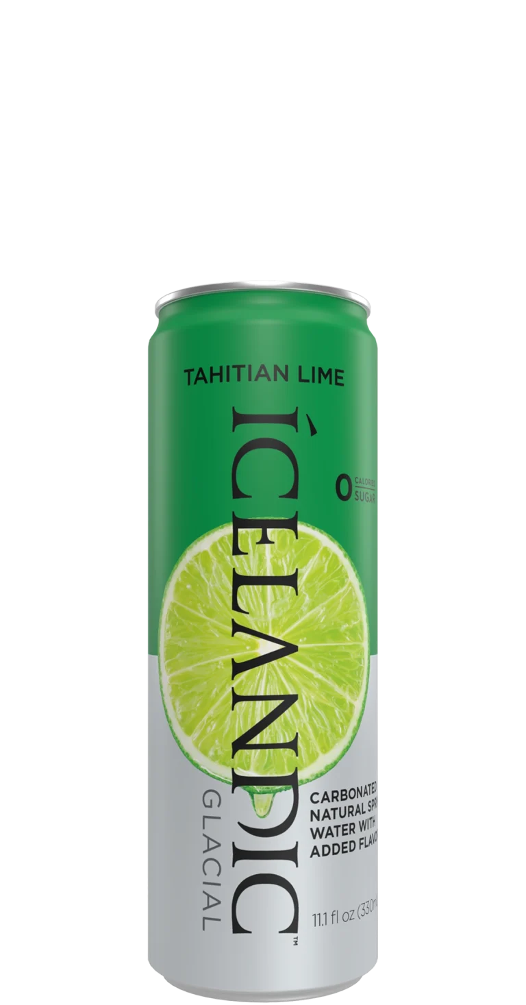 Icelandic Glacial 330 ml Sparkling Lime Natural Spring Water